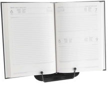 Cargar imagen en el visor de la galería, Sujetalibros ATRIL DE ESCRITORIO METALICO para Libros Agenda,Cocinas, Negro