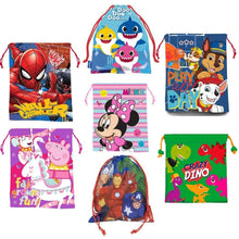 Cargar imagen en el visor de la galería, Saco bolsa merienda 22 cm infantil niños escuela almuerzo bolsita