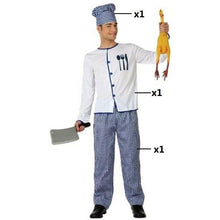 Cargar imagen en el visor de la galería, Disfraz Cocinero Hombre Adulto para Carnaval Fiesta Teatro Cumpleaños