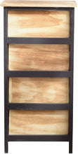 Cargar imagen en el visor de la galería, Mueble Cajonera para Baño 4 Cajones Madera vintage dormitorio hogar estanteria