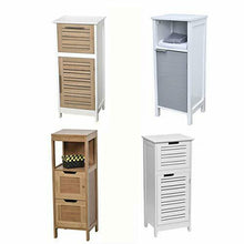 Cargar imagen en el visor de la galería, Tendance Mueble de Baño Armario con Puerta, Gabinete de Puerta de MDF de Stockholm con 1 cajón