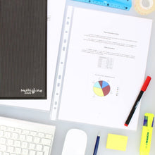 Cargar imagen en el visor de la galería, Carpetas fundas de plastico para hojas a4 50-100 unds 40 mircras transparentes