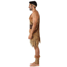 Cargar imagen en el visor de la galería, Disfraz Cavernicola Hombre Adulto Neandertal Para Fiesta Carnaval Teatro