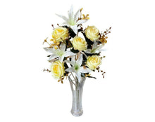 Cargar imagen en el visor de la galería, Ramo de Flores secas Artificiales Cementerio Mesa Decoración Boda hogar regalo