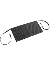 Cargar imagen en el visor de la galería, Delantal corto de cocina professional 40 x 70 cm cocinero talla unica negro y blanco