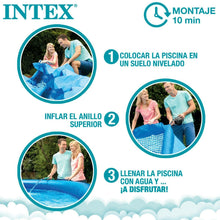 Cargar imagen en el visor de la galería, Piscina desmontable redonda INTEX jardin casa Ø305x61 cm familiar 3077 litros