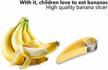 Cargar imagen en el visor de la galería, CORTADOR DE PLATANO BANANA CORTA PLATANOS FRUTAS KIWI PEPINOS SALCHICHA VERDURAS