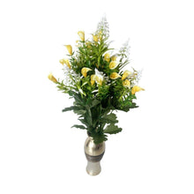 Cargar imagen en el visor de la galería, Ramo de Flores secas Artificiales Cementerio Mesa Decoración Boda hogar regalo