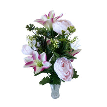 Cargar imagen en el visor de la galería, Ramo de Flores secas Artificiales Cementerio Mesa Decoración Boda hogar regalo