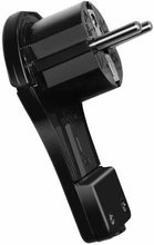 Cargar imagen en el visor de la galería, Enchufe en ángulo plano con protección de contacto, con mango plegable