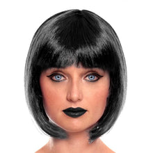 Cargar imagen en el visor de la galería, Peluca Corte Bob Flequillo Rubia Castaña Accesorios de Disfraces Fiesta Carnaval
