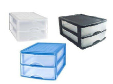Cargar imagen en el visor de la galería, Cajonera Plastico sobremesa de 2,3,4 cajones blanco , negro
