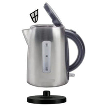Cargar imagen en el visor de la galería, Hervidaor eléctrico 2200 W 1,7 L inalámbrico iluminación LED acero inox