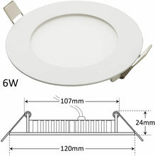 Cargar imagen en el visor de la galería, Panel LED ultrafino redondo, foco 4,6, 9,12,15,18,20 W -3000K, 6500K