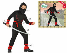 Cargar imagen en el visor de la galería, Disfraz Ninja Niño Infantil Países del Mundo para Carnaval Fiesta Teatro