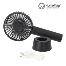 Cargar imagen en el visor de la galería, Mini Ventiladores de Mano Ventilador Portátil USB Batería Recargable 3 velocidad