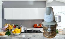 Cargar imagen en el visor de la galería, Picadora Eléctrica Multifuncion (Pica, Tritura, Pulveriza, Trocea), 750 ml, Cuchillas Acero inoxidable