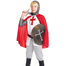 Cargar imagen en el visor de la galería, Disfraz Caballero Cruzadas Históricos Niño Infantil para Carnaval Fiesta Teatro