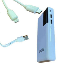 Cargar imagen en el visor de la galería, Power Bank 10000mAh, Cargador portátil batería Externa móvil 2 Salidas 5V 2,1 A