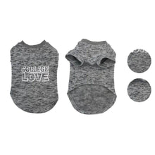 Cargar imagen en el visor de la galería, Sudadera chaqueta para Perro ropa para mascotas diferentes medidas negro o gris