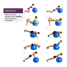 Cargar imagen en el visor de la galería, PELOTA YOGA, PILATES, FITNESS, EMBARAZO CON HINCHADOR INCLUIDO