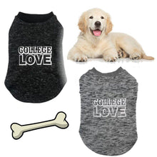 Cargar imagen en el visor de la galería, Sudadera chaqueta para Perro ropa para mascotas diferentes medidas negro o gris