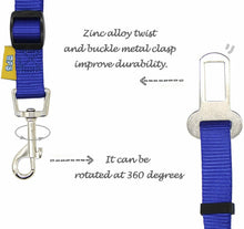 Cargar imagen en el visor de la galería, 2X Cinturón de Seguridad de Coche,Ajustable para Perro,Cachorro Gato Mascota