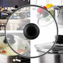 Cargar imagen en el visor de la galería, Tapadera de Vidrio Tapa para Olla Inoxidable Cocina Cacerola Sarten Cristal