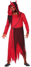 Cargar imagen en el visor de la galería, Disfraz Demonio Hombre Adulto Rojo Para Halloween Carnaval Teatro
