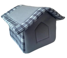 Cargar imagen en el visor de la galería, Casa para Perro Gato Mascota con Cojin, y Cremallera Desmodable