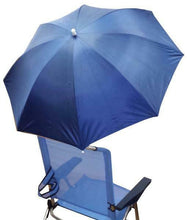 Cargar imagen en el visor de la galería, Sombrilla Para Silla, Sombrilla De Playa Para Silla con 8 Varillas y Palo 8 mm Mango con pinza y Flexieble