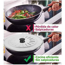 Cargar imagen en el visor de la galería, Tapadera Adaptable Tapa para Olla de Acero Inoxidable Sarten Cacerola Cocina