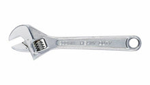 Cargar imagen en el visor de la galería, Llave ajustable plateada acero forjado tratado con calor cromado profesional