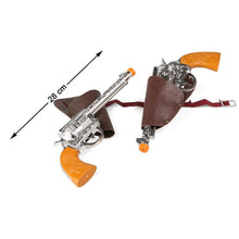 Cargar imagen en el visor de la galería, Juguete 2 Pistolas Cartucheras Para Disfraz de Vaquero Pistolero Lejano Oeste