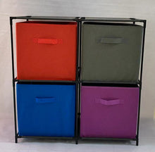 Cargar imagen en el visor de la galería, Estantería de 4 compartimentos / 6 compartimentos/ Cubo Organizador varios color