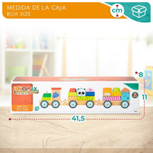 Cargar imagen en el visor de la galería, WOOMAX-TREN MADERA PREESCOLAR ZOO +18M