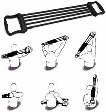 Cargar imagen en el visor de la galería, Extensor entrenamiento pectoral expansor braxzo pecho Ajustable De 5 Resortes