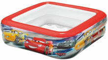 Cargar imagen en el visor de la galería, Piscina bebé hinchable cuadrada de Cars, 85 x 85 x 23 cm, 57 litros