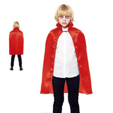 Cargar imagen en el visor de la galería, Maxia Fiesta - Capa Rojo Para Infantil Unisex Disfraz De Demonio, Superhéroe Halloween 90 Cm