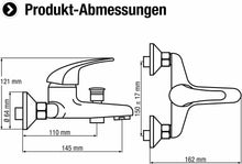 Cargar imagen en el visor de la galería, GRIFO MONOMANDO DE BAÑERA O DUCHA ATLANTICO