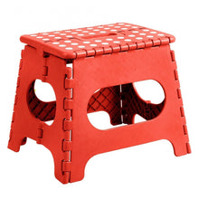 Cargar imagen en el visor de la galería, Taburete Plegable Plastico 27 cm 120 kg Seguridad Niños Multiuso Antideslizante