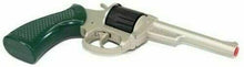 Cargar imagen en el visor de la galería, PISTOLA METALICA FULMINANTES 8/12 TIROS Revolver metalico del Oeste Kansas 3