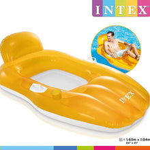 Cargar imagen en el visor de la galería, Colchónta Sillón Intex tumbona de agua cama de aire isla de baño playa piscina