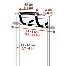 Cargar imagen en el visor de la galería, Barra dominadas y Flexiones múltiples funciones fija para puerta de flexiones múltiples funciones, barra push-up