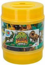 Cargar imagen en el visor de la galería, Bote con dinosaurios Animal World - 18 piezas