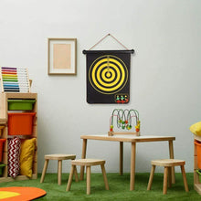 Cargar imagen en el visor de la galería, Tablero Dardos Magnéticos Doble Cara con Dardos Niños Adulto Oficina Familia Tiempo Libre Interior