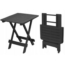 Cargar imagen en el visor de la galería, Mesa de jardín plegable Mesa auxiliar de plástico 45x43x50cm antracita
