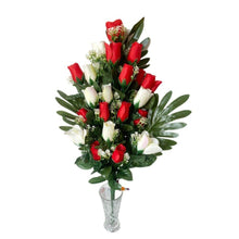 Cargar imagen en el visor de la galería, Ramo de Flores secas Artificiales Cementerio Mesa Decoración Boda hogar regalo