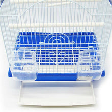 Cargar imagen en el visor de la galería, Jaula Pájaros Metal con Comedero Bebedero Saltador Cubeta 30x23x39 cm