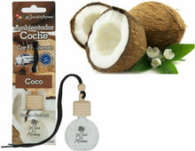 Cargar imagen en el visor de la galería, Ambientador de Coche difusor Colgador Botella 10 ml de líquido, tapón de Madera